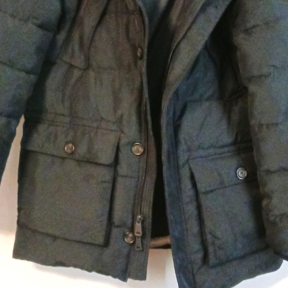 Slate & Stone Black Puffer Jacket with Removable Hood in Size M (NWT) - Picture 3 of 7